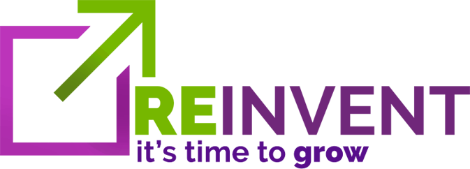 reinvent logo circle